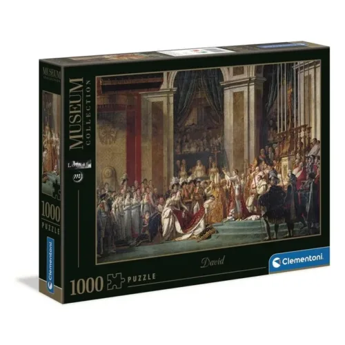 Puzzle 1000 piezas Museum Collection Coronación Napoleón 31416 CLEMENTONI