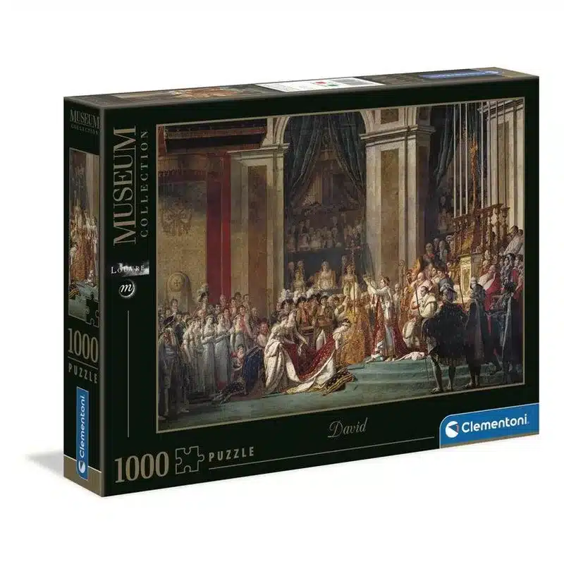 Puzzle 1000 piezas Museum Collection Coronación Napoleón 31416 CLEMENTONI