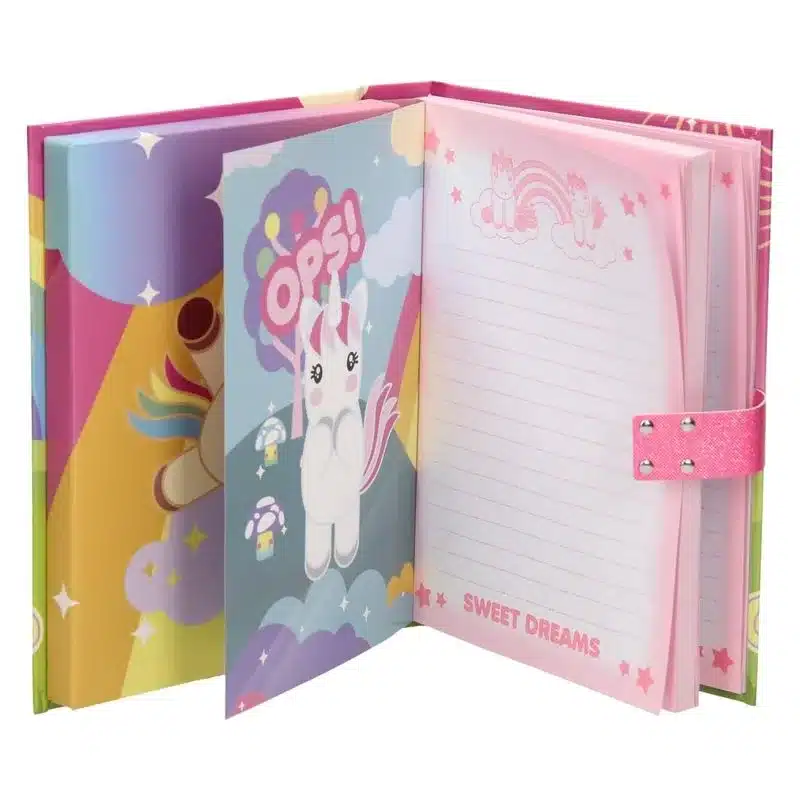 Diario secreto con código unicornio Kids Euroswan KL10866 KIDS EURO - Imagen 2