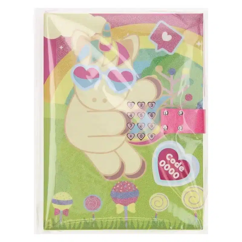 Diario secreto con código unicornio Kids Euroswan KL10866 KIDS EURO - Imagen 3