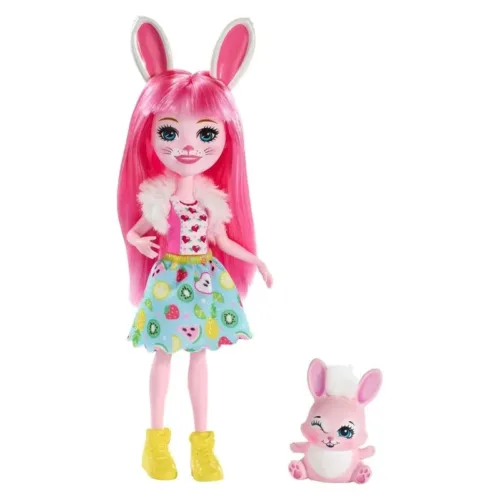 Muñeca con mascota Enchantimals Bree Bunny y Twist FXM73 MATTEL