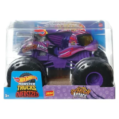 Hot Wheels Monster Trucks scratch attack grande 1:24 HTM80sFYJ83 MATTEL