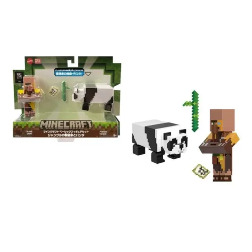 Minecraft cartografo selva y panda pack figuras con accesorios HTL89sGTT53 MATTEL