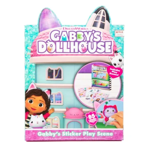Set stickers La casa de muñecas de Gabby con libro escenas 70-0033 VALUVIC