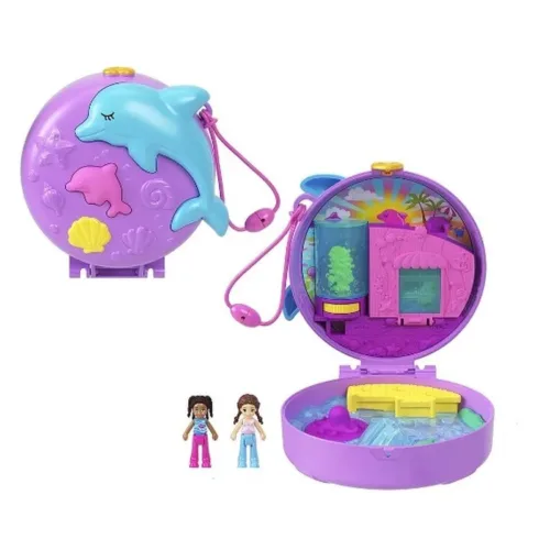 Polly Pocket estuche de rescate de delfín con accesorios  HWN96sFRY35 MATTEL