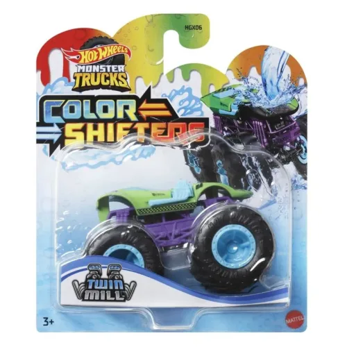 Hot Wheels Monster Truck Colr Shifters Twin Mill escala 1:64 HVH86 Mattel