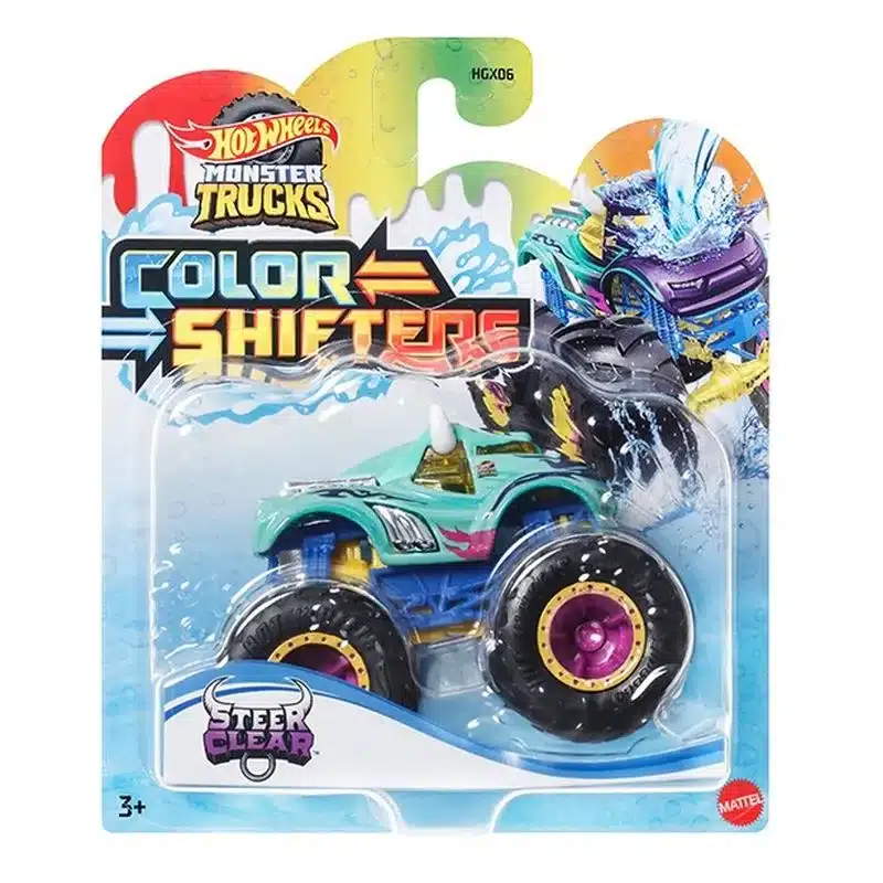 Hot Wheels Monster Truck Color Shifters Steer Clear escala 1:64 HVH83 Mattel