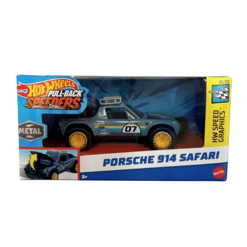 Coche Hot Wheels Pull-back Speeders Porsche 914 Safari HWH50 Mattel
