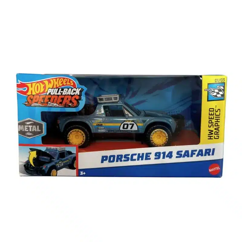 Coche Hot Wheels Pull-back Speeders Porsche 914 Safari HWH50 Mattel