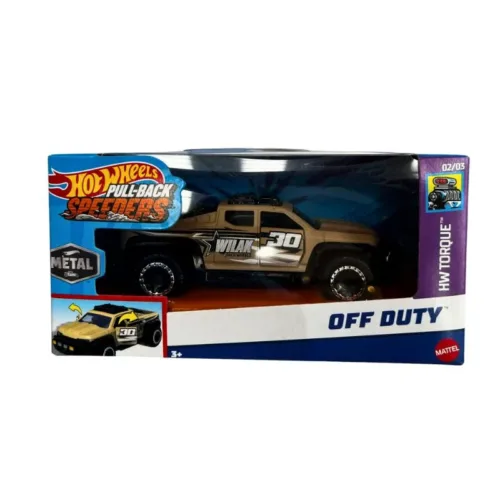 Coche Hot Wheels Pull-back Speeders Off-Duty fricción HWH41 Mattel