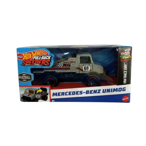 Coche Hot Wheels Pull-back Speeders Mercedes Benz Unimog HYC40 Mattel