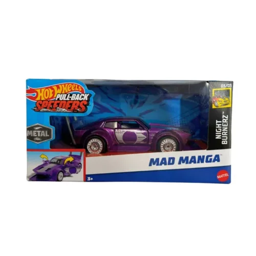 Coche Hot Wheels Pull-back Speeders Mad Manga fricción HPR84 Mattel