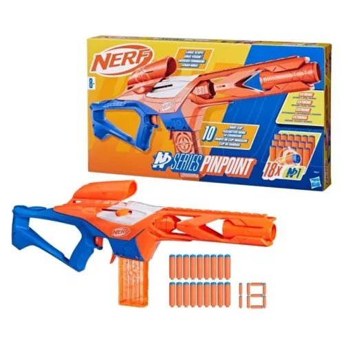 Nerf N. S Pinpoint Series con cargador para 10 dardos F8621 HASBRO