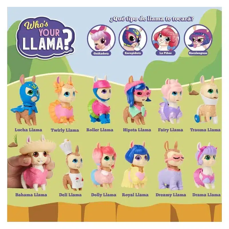 Figura sorpresa Who's Your Llama coleccionables surtido 86276-2L JAKKS - Imagen 2
