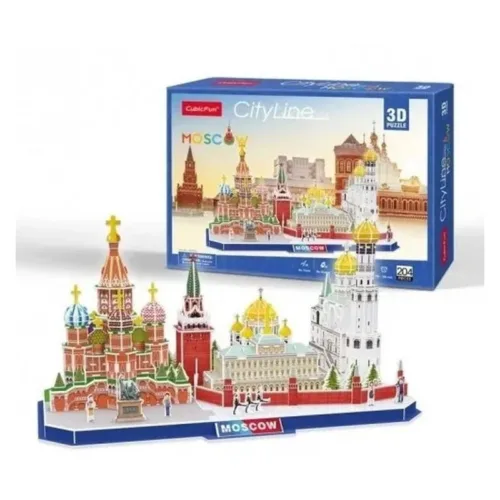 Puzzle 3D Ciudad de Moscú 204 piezas CB/02668 JUGUETOON