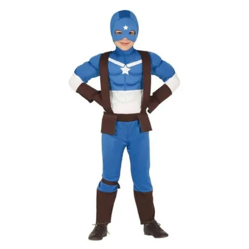 Disfraz Capitán Superhéroe Talla 7 a 9 años 88407 GUIRCA