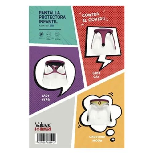 Pack 3 pantallas protrectoras niña super héroes CB/39412 VALUVIC