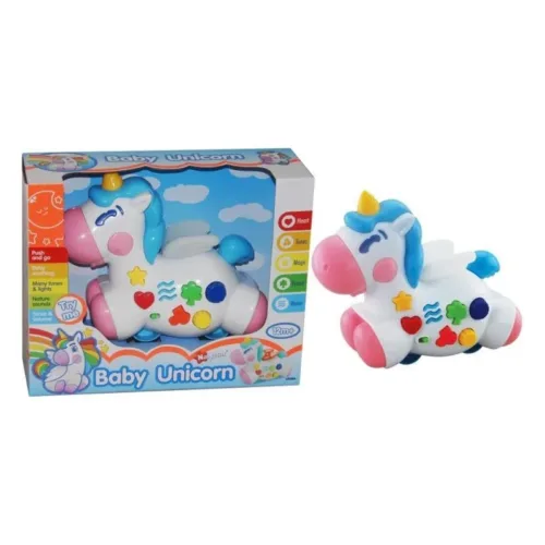 Baby unicornio musical con luces y sonidos 69086 JUGUETOON