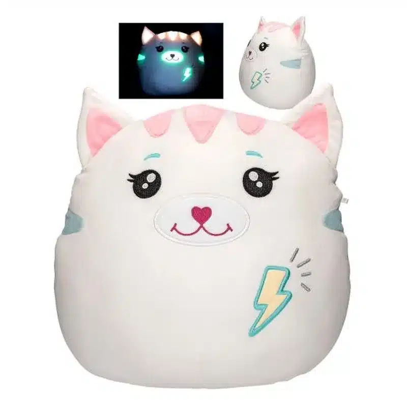 Gato peluche Ylvi Swoppies 30cm luminoso en la oscuridad 13045 DEPESCHE - Imagen 2