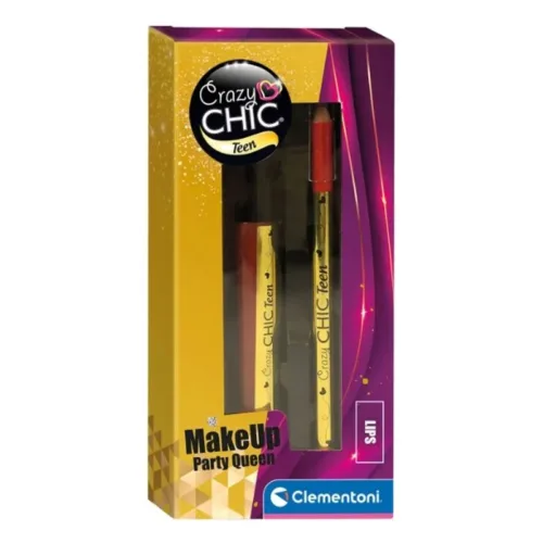 Kit brillo de labios Makeup party queen 18814 CLEMENTONI