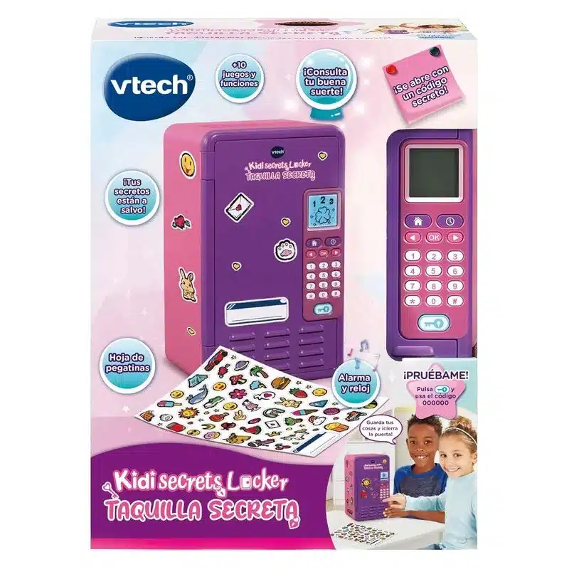 KidiSecrets Locker Taquilla secreta morada con código secreto 80-554157 VTECH