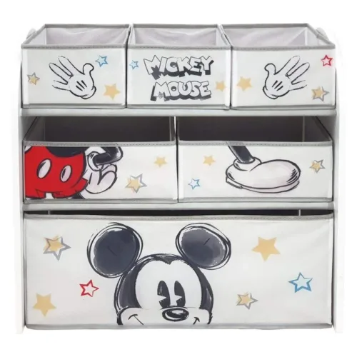 Estantería infantil organizadora Mickey Mouse con 6 cestos WD13694 ARDITEX