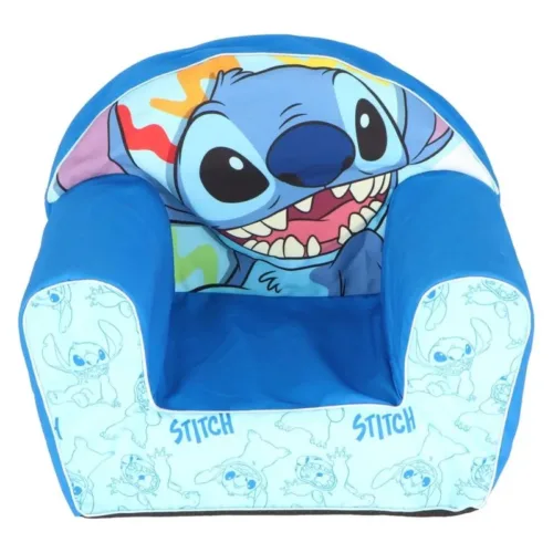 Sofá infantil Disney Stitch desenfundable espuma 42x52x32cm WD16662 ARDITEX