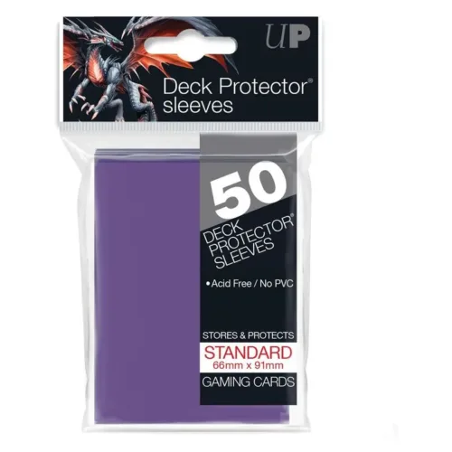 Funda cartas 66×91 mm 50 unidades cubierta púrpura 82676 ULTRA PRO