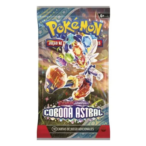 Sobre individual de 10 cartas de Pokémon Escarlata y Púrpura Corona Astral