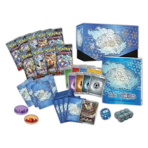 Caja entrenador elite Pokémon Corona Astral Espada y Escudo PC50553 BANDAI