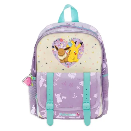 Mochila escolar Pokémon corazón color morado MC20-04PK CYP