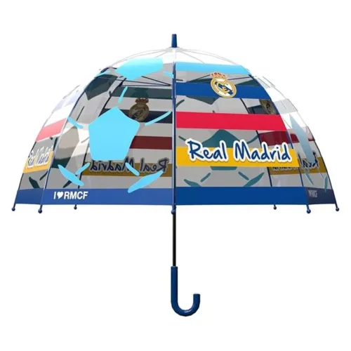 Paraguas infantil automático Real Madrid transparente 48cm AG-501-RM CYP