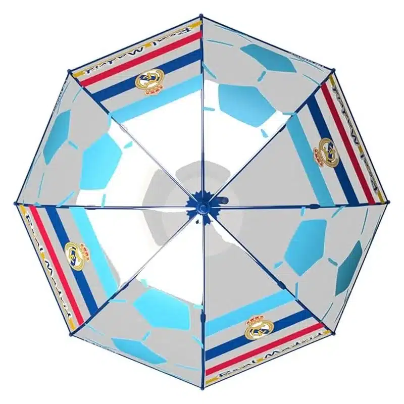 Paraguas infantil automático Real Madrid transparente 48cm AG-501-RM CYP - Imagen 2