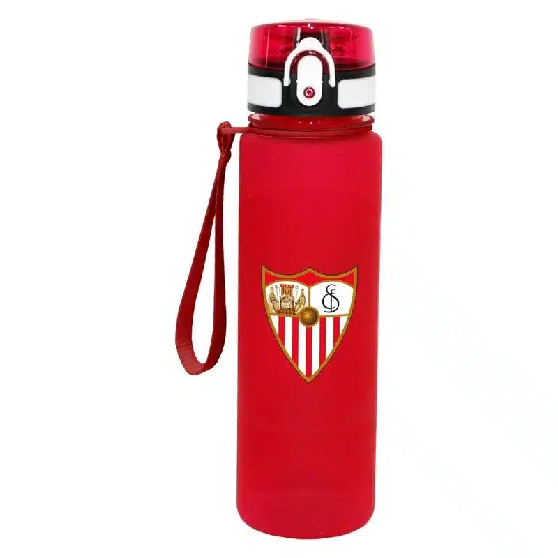 Botella de agua deportiva Sevilla FC roja producto oficial B12-16S CYP