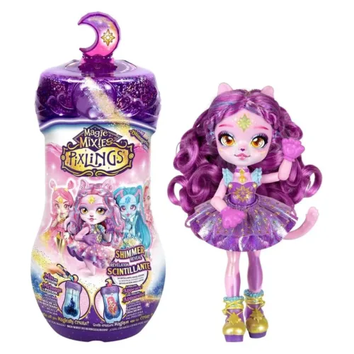Magic Mixies Pixlings Muñeca Mágica, Modelos Surtidos MG101000 Famosa