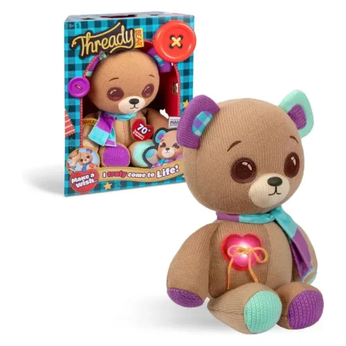 Osito peluche Theeady Bear mueve sus ojos y emite sonidos THR00000 FAMOSA