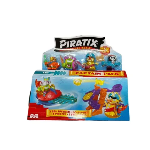 Pack Capitán Piratix Shark Treasure Saw 1/6 36907 MAGIC