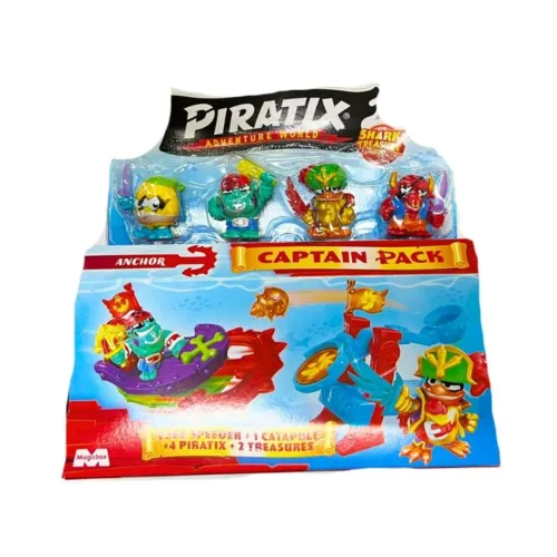 Pack Capitán Piratix Shark Treasure Anchor 5/6 36983 MAGIC