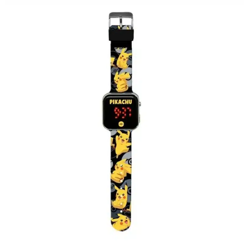 Reloj de muñeca LED Pokémon Pikachu POK4402 KIDS EURO