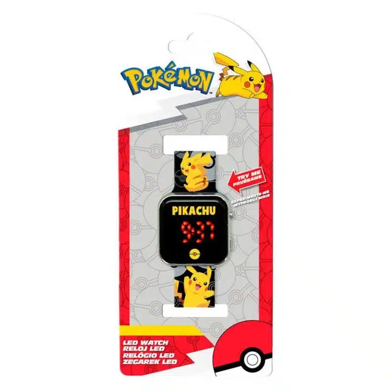 Reloj de muñeca LED Pokémon Pikachu POK4402 KIDS EURO - Imagen 2