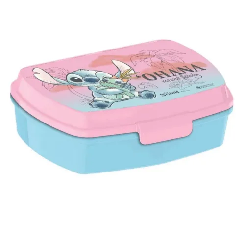 Sandwichera Disney Stitch Ohana rosa 843525 KIDS EURO