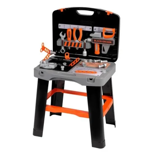 Banco maletín con herramientas de niños Black&Decker 7600360734 SMOBY