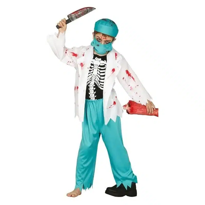 Disfraz infantil Doctor Zombie cirujano sangriento talla 3-4 años 78385 GUIRCA