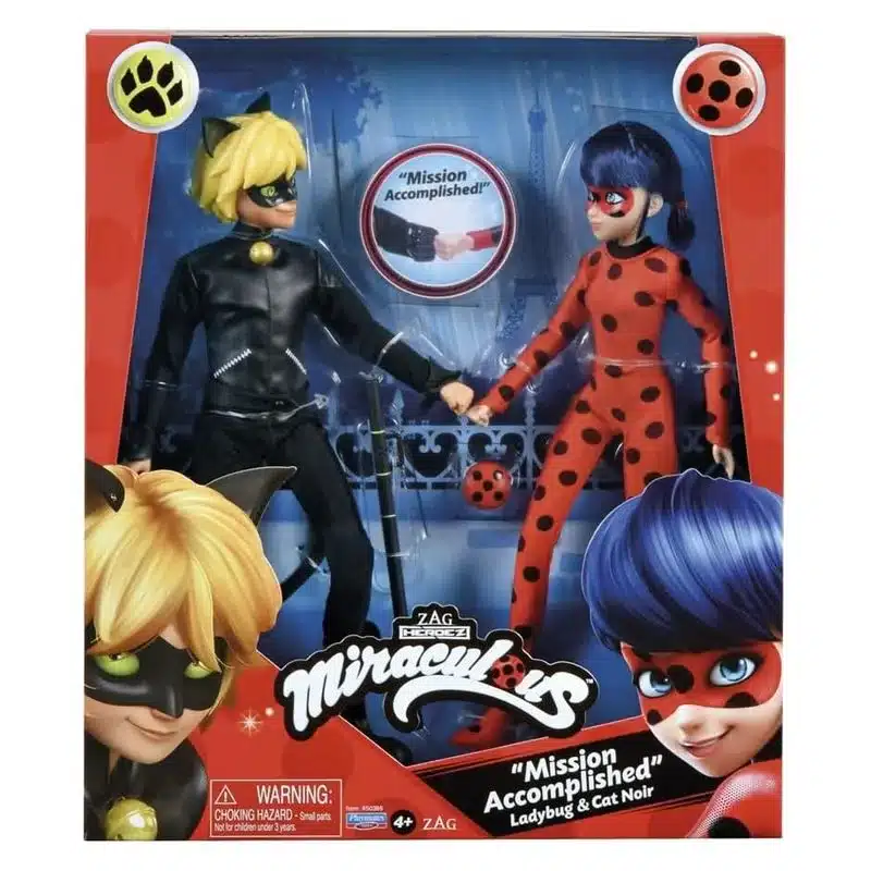 Pack misión cumplida Miraculous Heroez Ladybug y Cat Noir 50365 TOY PARTNER