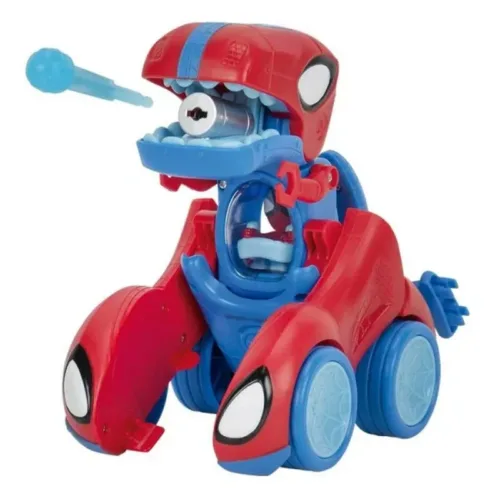 Vehículo transformable 2 en 1 Spodey Spider Rex Racer SNF0350 TOY PARTNER