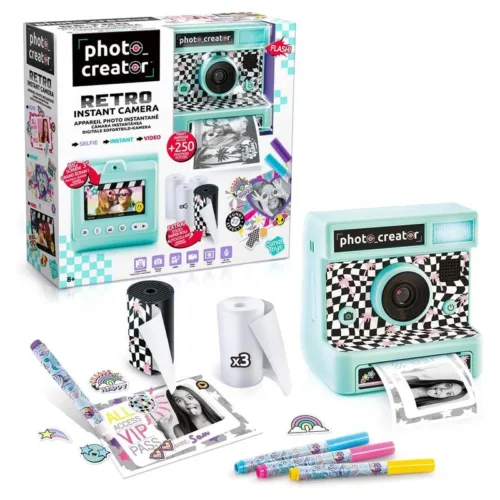Photo Creator cámara de fotos instantánea con flash CLK019 CANAL TOYS
