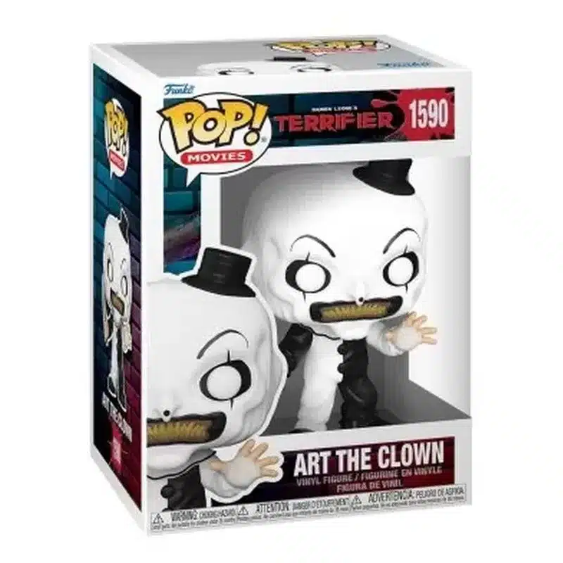 Funko POP! Movies Art the clown Terrifier 1590 figura completa vinilo - Imagen 2