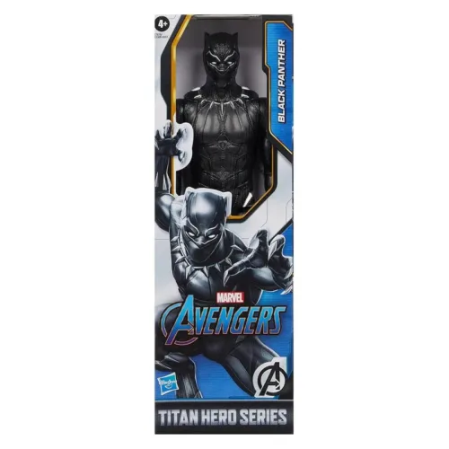 Figura Black Panther 30cm Titan Hero Series caja azul E7876 HASBRO