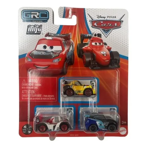 Cars Pack 3 Coches Mini Racers 5-7-20 HXY61sGKG01 MATTEL