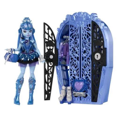 Muñeca Monster High Skulltimate Secrets Abbey Bominable armario HXH87 MATTEL